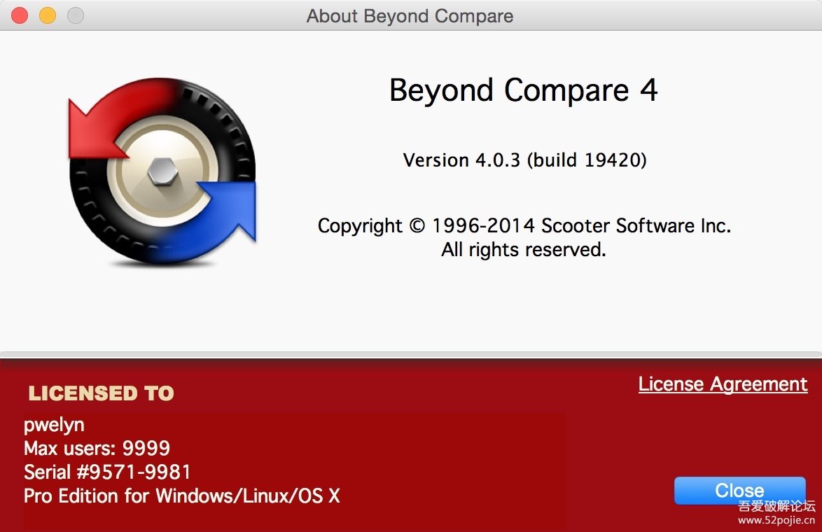 beyond compare key 4